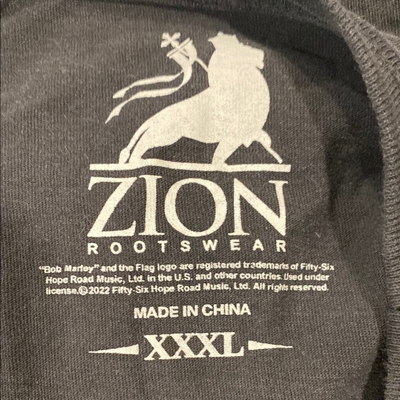 Zion Rootswear Shirt Tee Bob Marley Exodus Officially Licensed Size XXXL - Picture 2 of 6